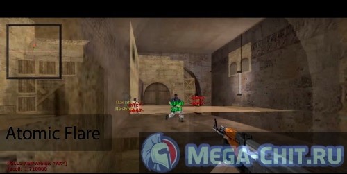 Чит Atomic Flare для cs 1.6